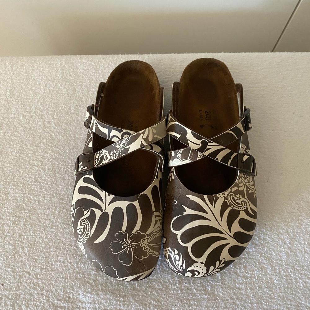 Birkenstock Birki’s Dorian Mary Jane style mules/clogs. Sz 38.